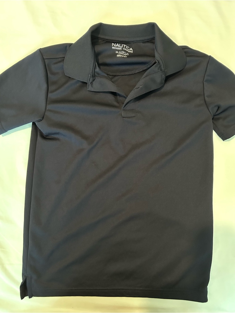 Nautica Boys' Dark Navy Short Sleeve Polo